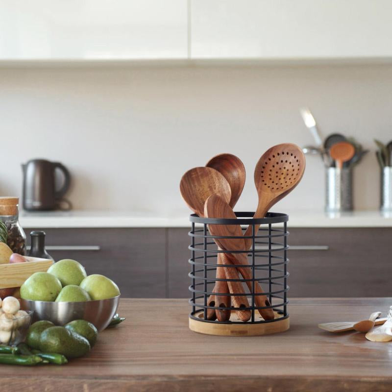 Round Kitchen Utensils Holder