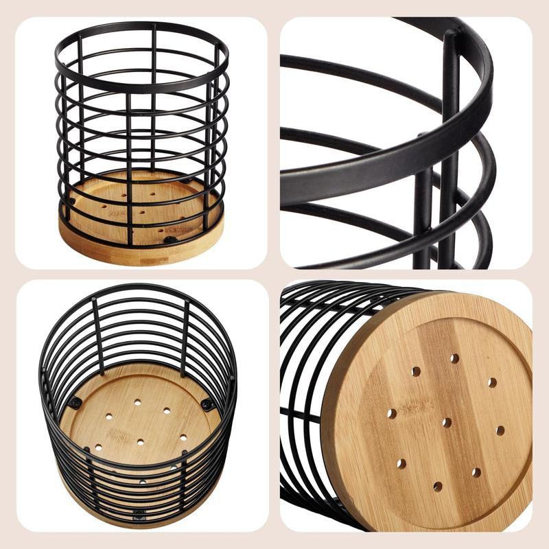 Round Kitchen Utensils Holder