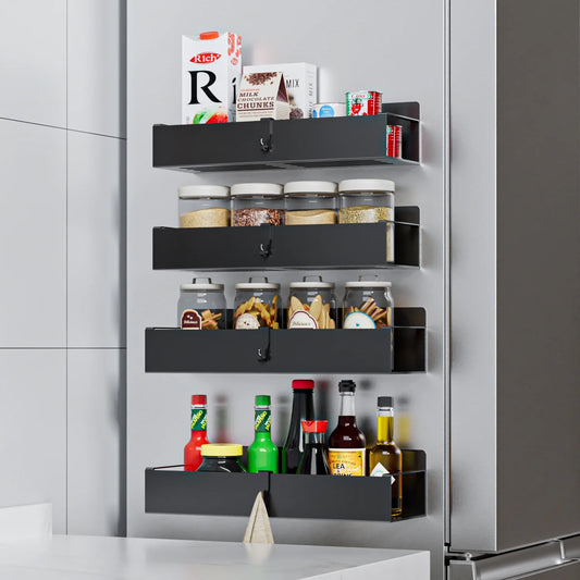 Magnetic Spice Rack Organizer 4 Pack